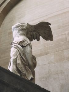 Winged Victory at the Louvre